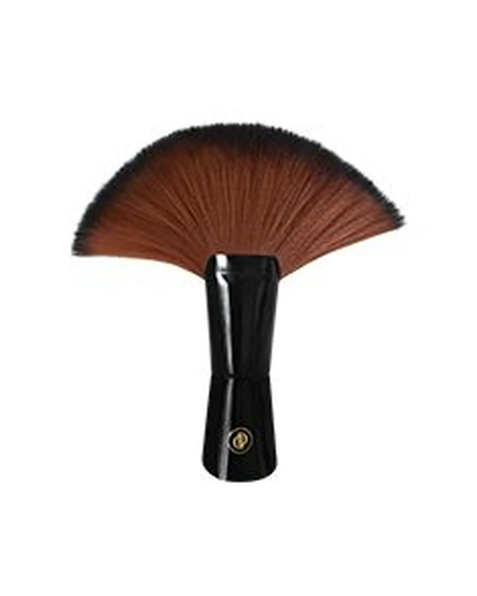 The Dolce Dust applicator brush, a dense fan of soft bristles on a black handle